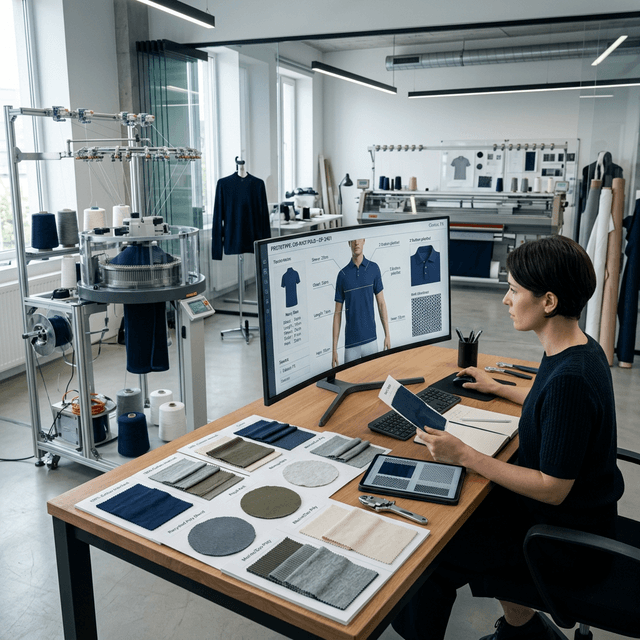 AI-assisted knit design studio at Algostairs
